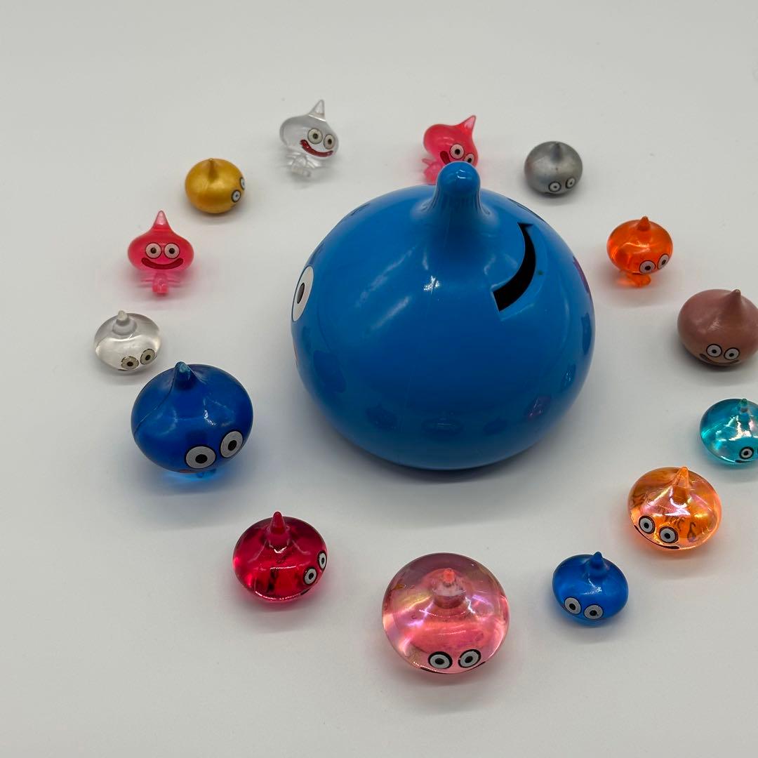 レトロ品】ドラゴンクエスト スライム貯金箱／クリアミニスライム