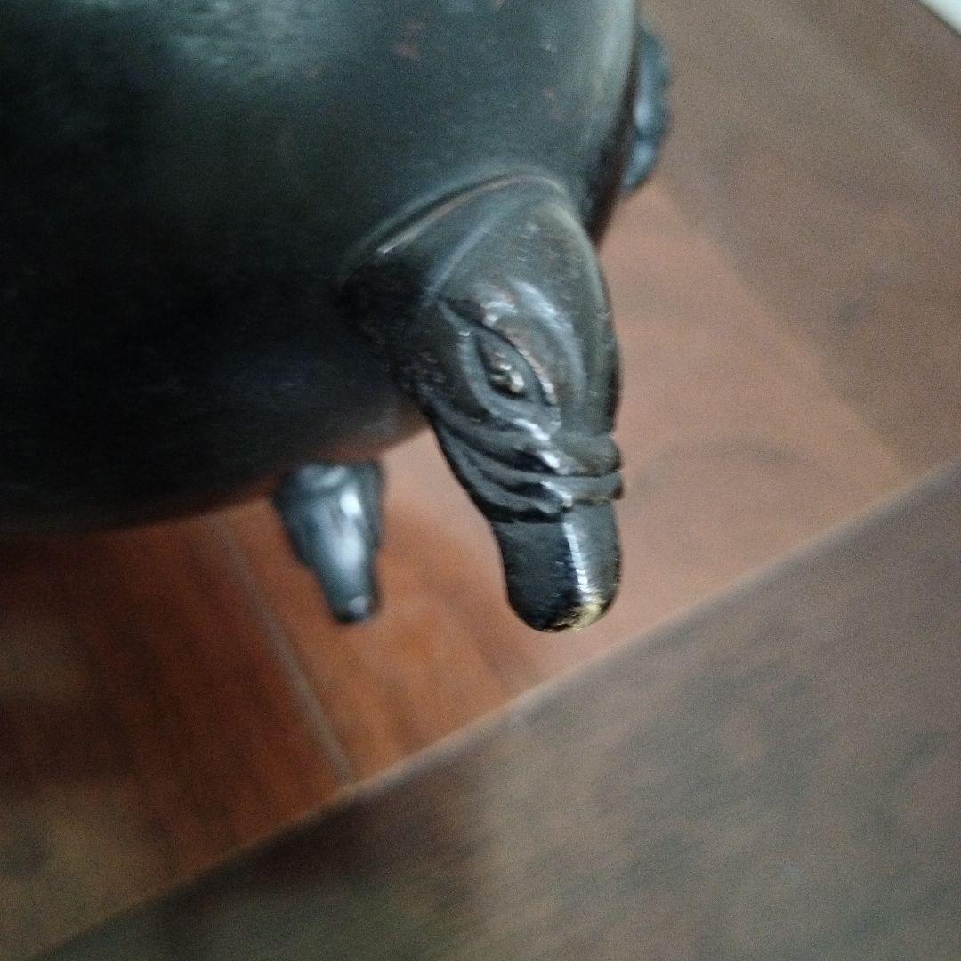 希少　古銅　香炉　像　獏　古美術　骨董品