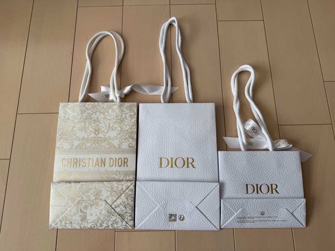 Dior ショップ袋 3点セット - メルカリ
