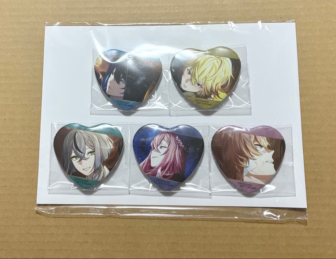 OVER REQUIEMZ オーバーレクイエムズ オバレク ハート缶バッジ ハート