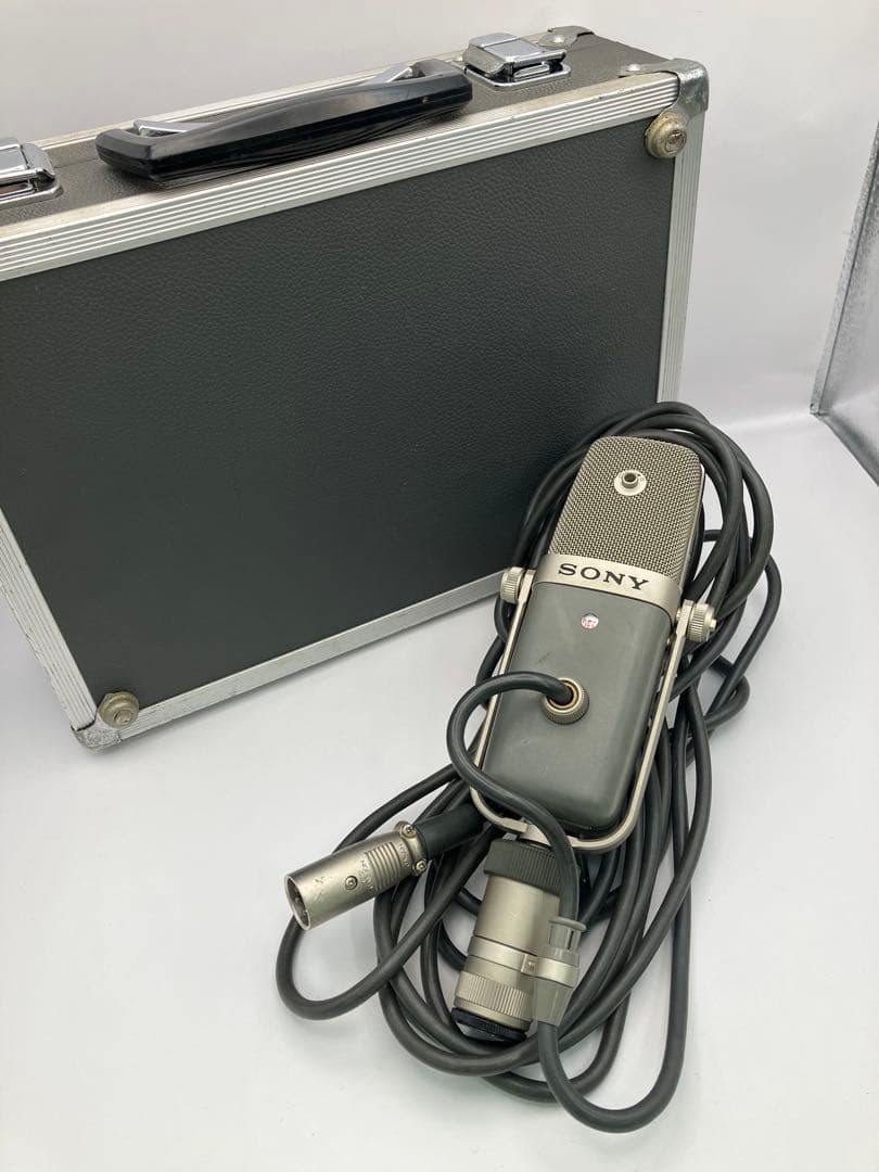 SONY C-38B ケース付属　漫才マイク　コンデンサーマイク　Y-②
