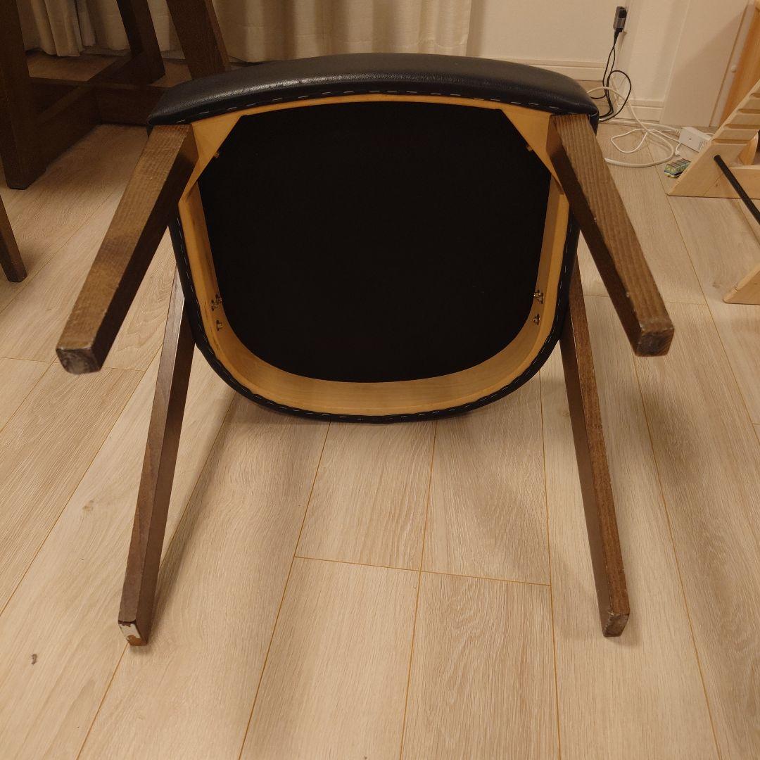 丸テーブル　5点セット　椅子　ダイニングテーブル