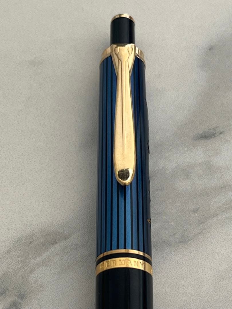 ★ペリカン ボールペン スーベレーン K400 ブルーストライプ ★現状品★