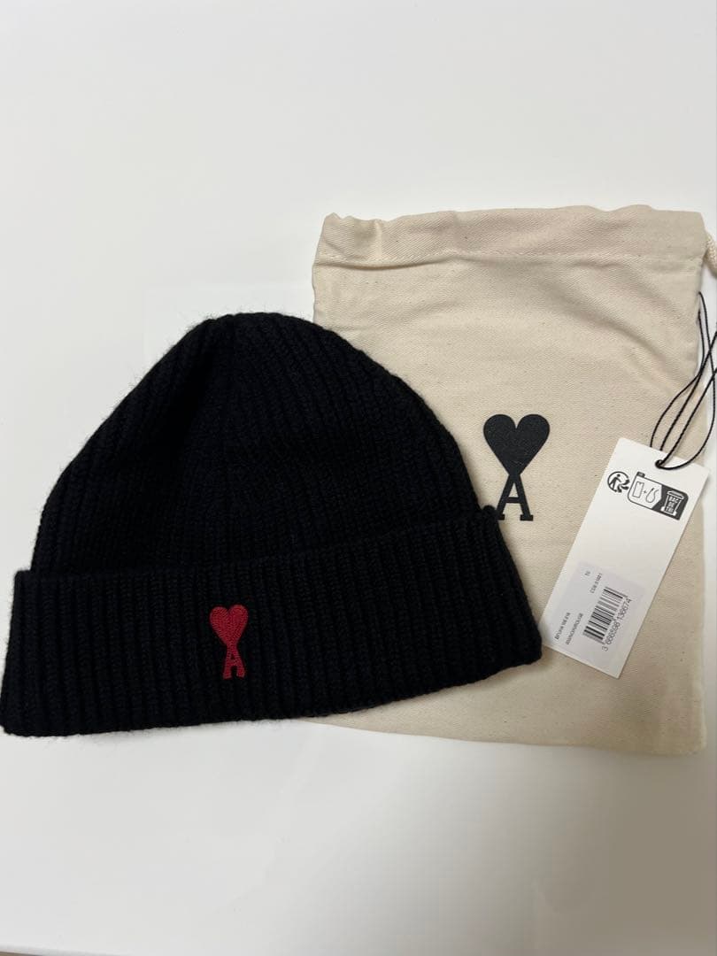 黒 ニット帽 アミパリ 新品正規品 AMIRI MA BEANIE アミリ ビーニー ニットキャップ