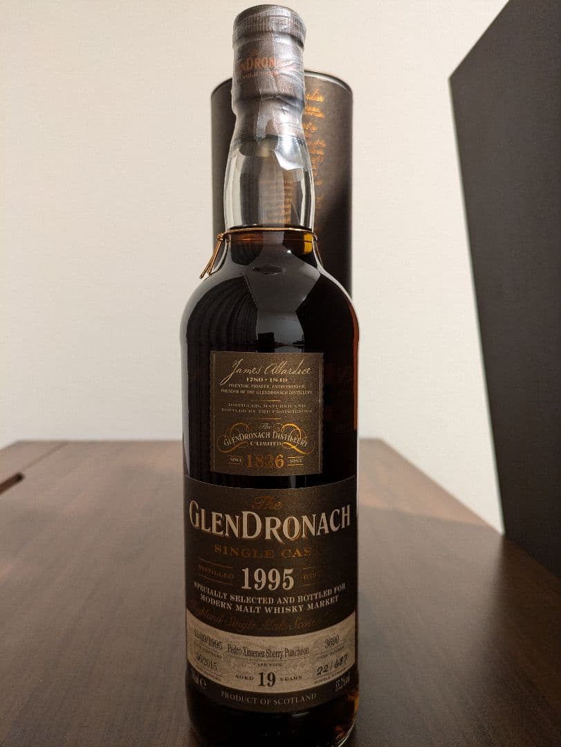 グレンドロナック GLENDRONACH 19年 1995 PXシェリー