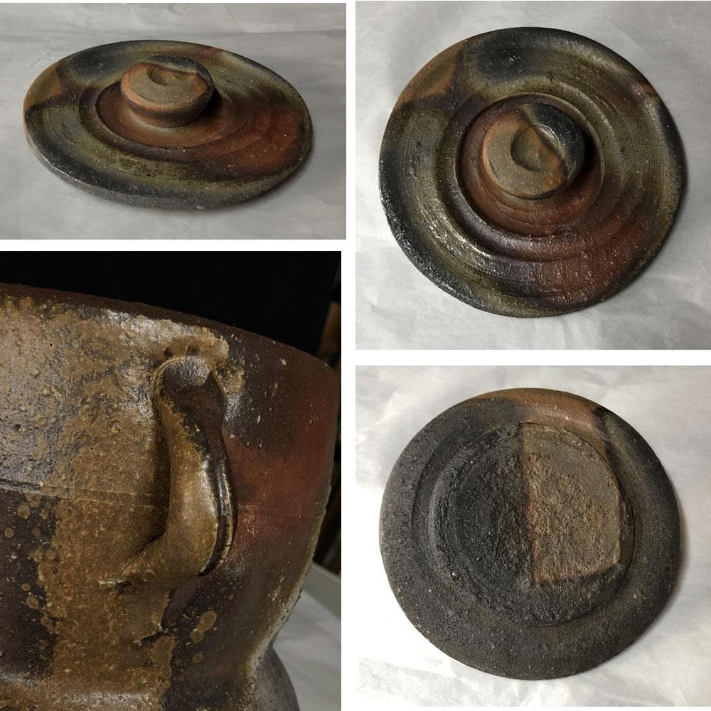 F1126 小西陶蔵 備前焼 耳付 水指 共箱 茶道具 - CHRISTIAN-MEISSNER.DE