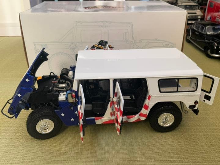 EXOTO エグゾト ハマー H1 Thunder Trac 1/18