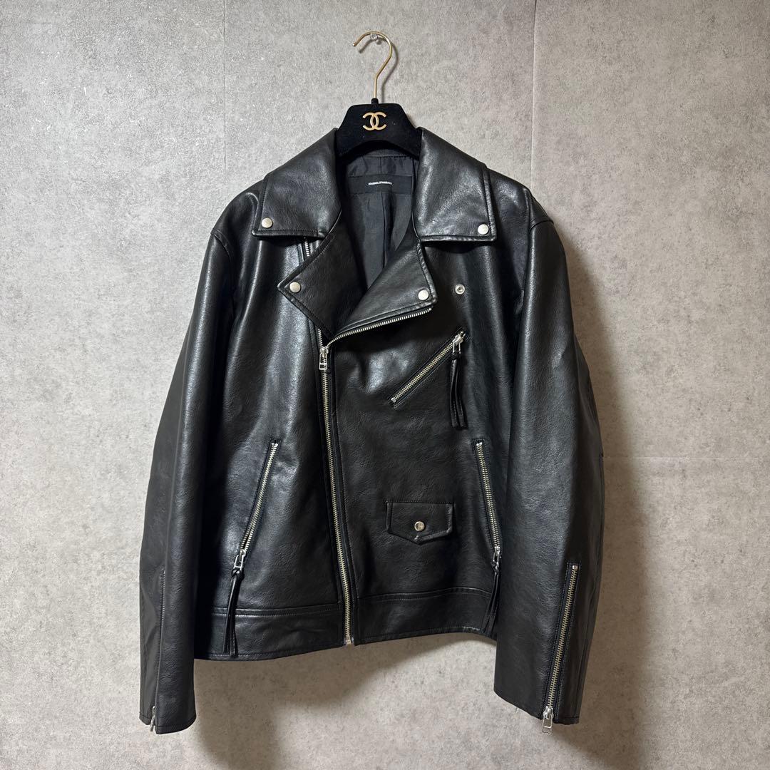 ジャーナルスタンダード ダブルライダースジャケット 黒 EZ46 美品