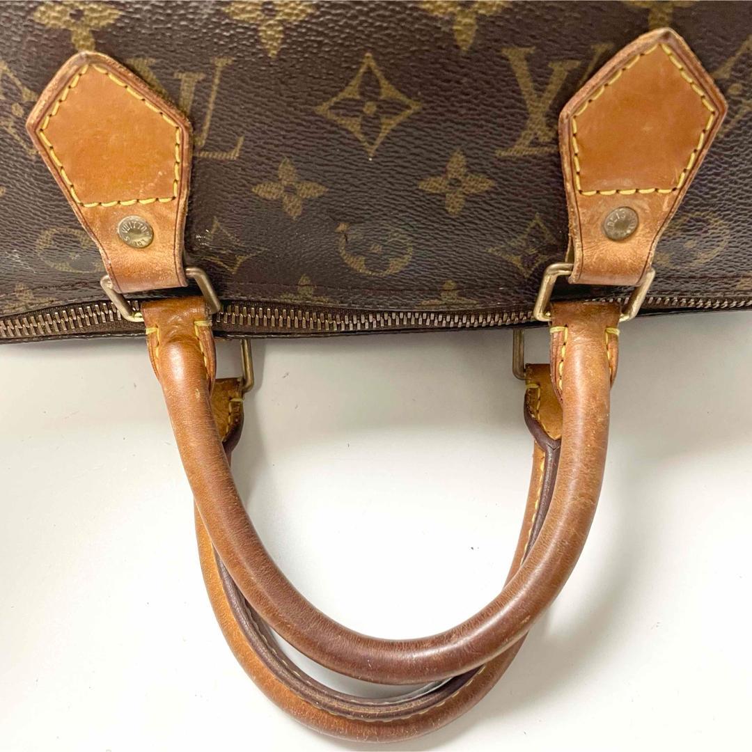 ルイヴィトン　モノグラム　ハンドバッグ　スピーディ30 ミニボストン　ブラウン