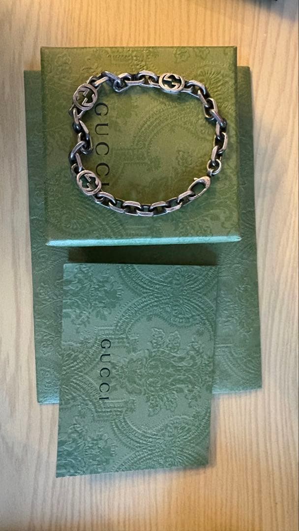 GUCCI インターロッキング　ブレスレット 19号