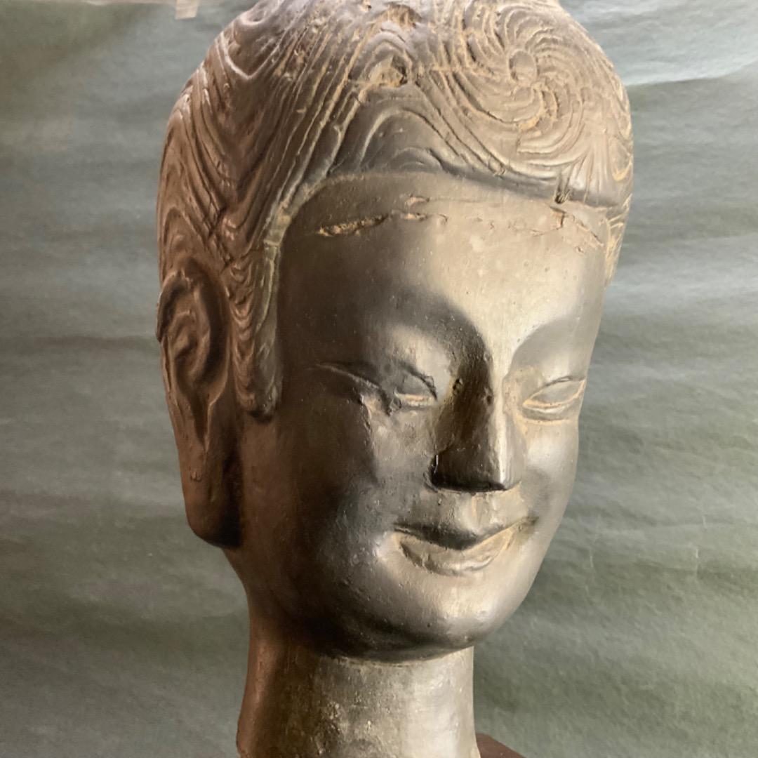 極上・乾漆・仏頭・仏像・仏教美術・京都科学標KK・東魏石仏頭・樹脂・仏具