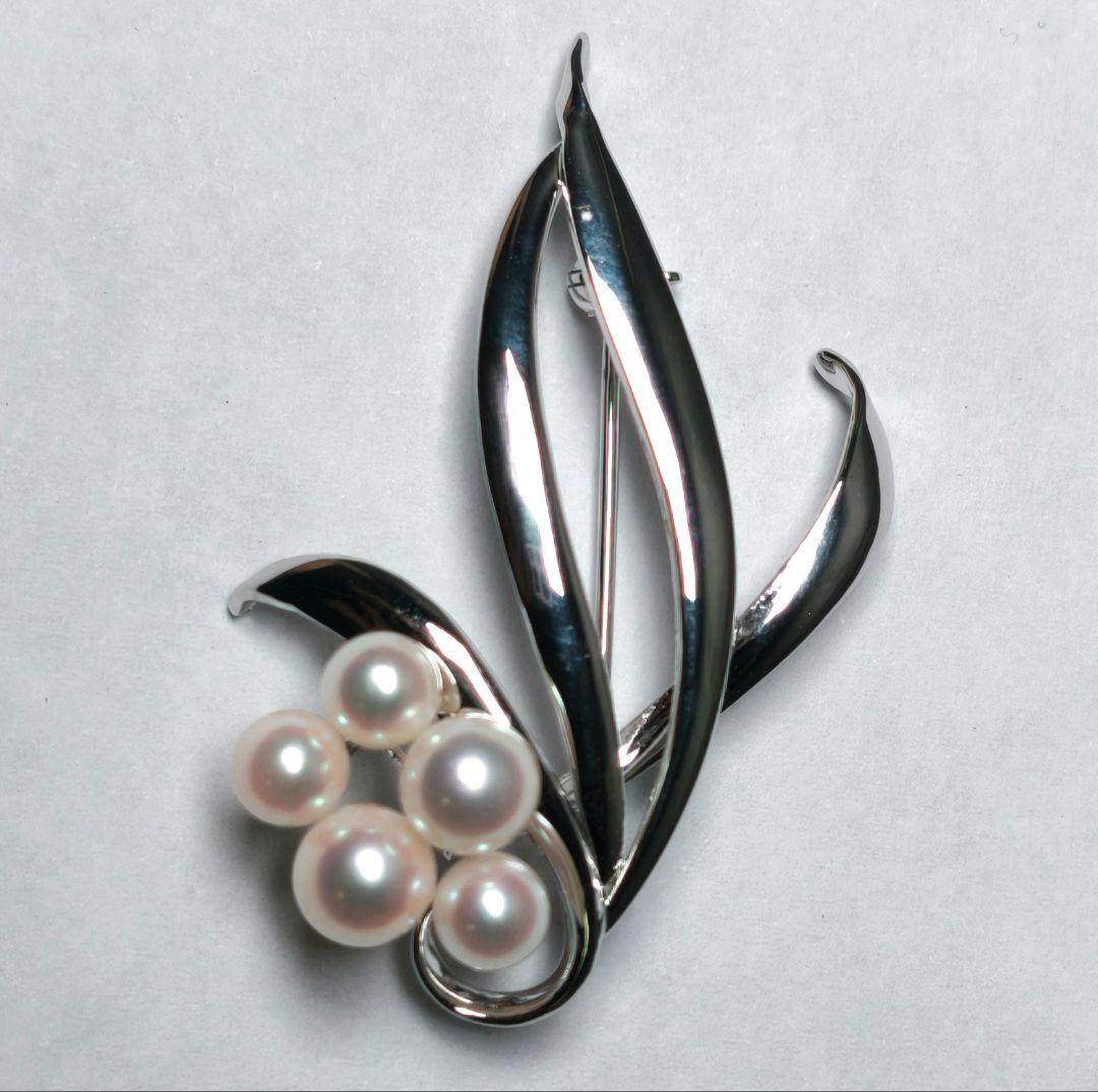 美品 最高級!!】ミキモト ブローチ パール フォーマル 正規品 皇室