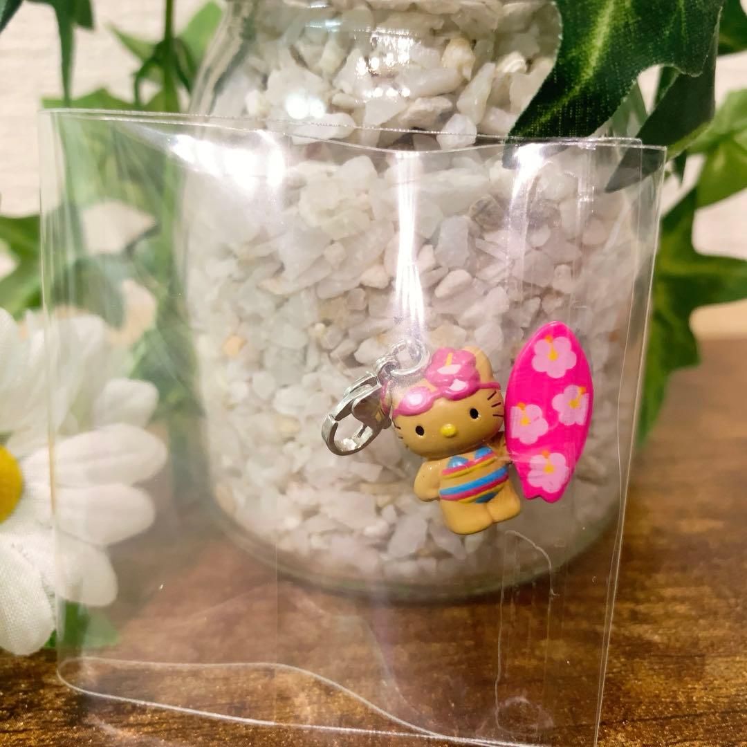 希少　Hello kitty水着　日焼け　キティ　サーフ　ファスナーマスコット