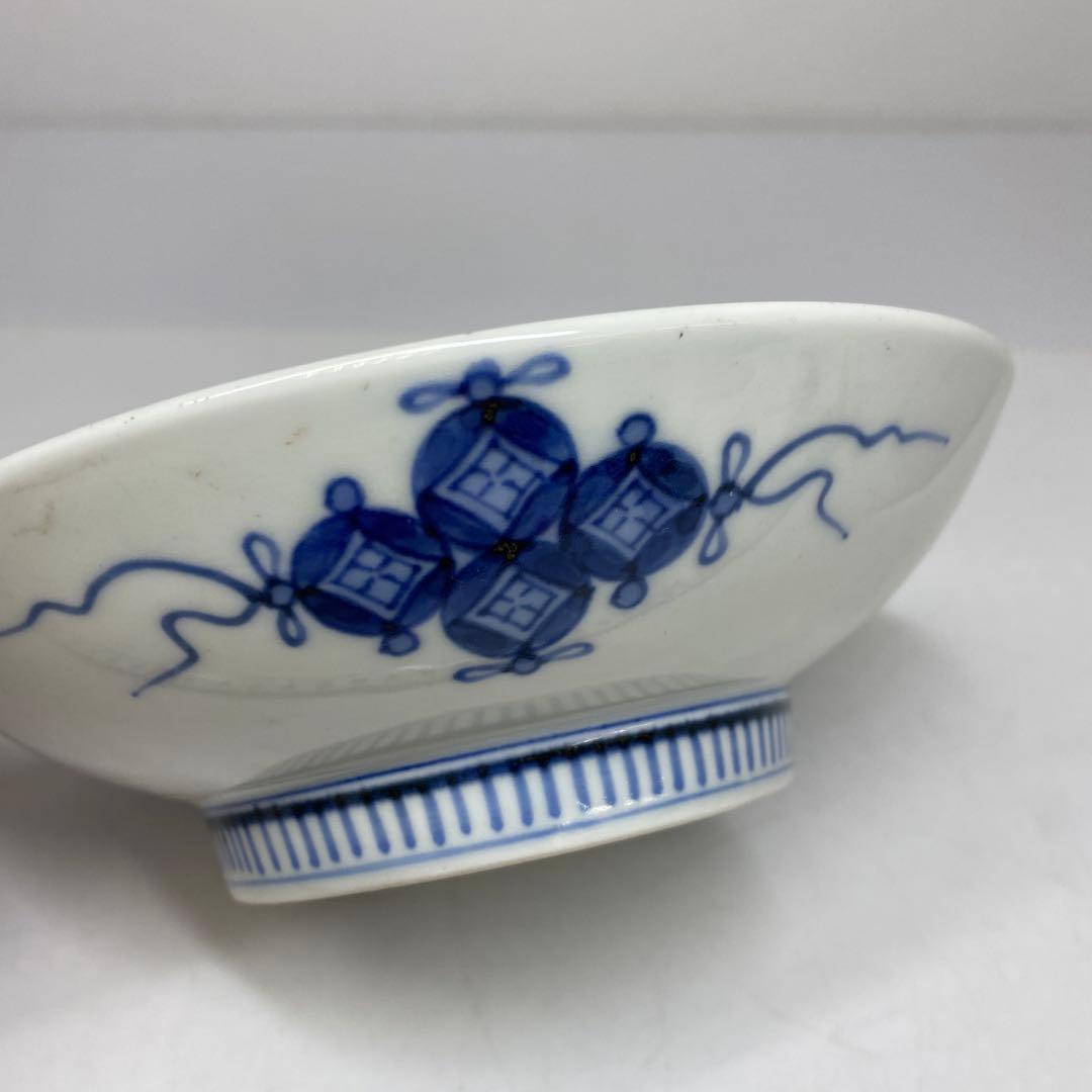 江戸後期　鍋島焼　櫛目高台　中皿　直径15.8㎝タトチ　東さ7-0330☆2F