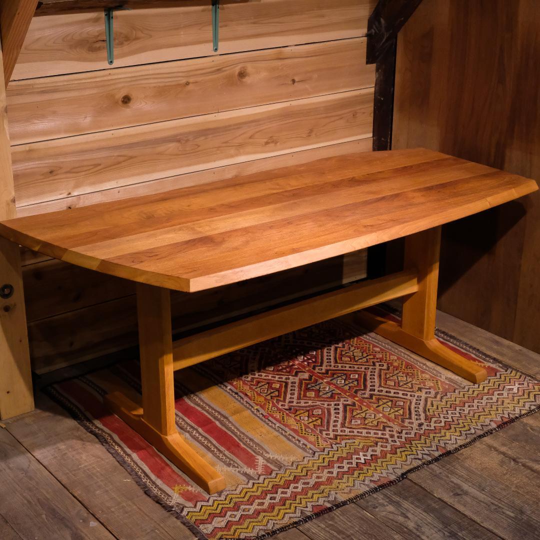 柏木工 高山ウッドワークス ダイニングテーブル ウォールナット&オークコンビ