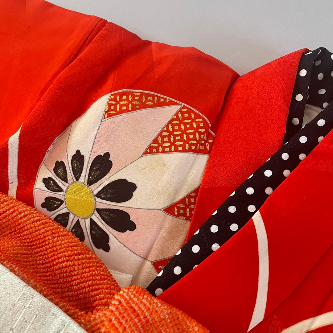 七五三　5歳　正絹　お着物セット