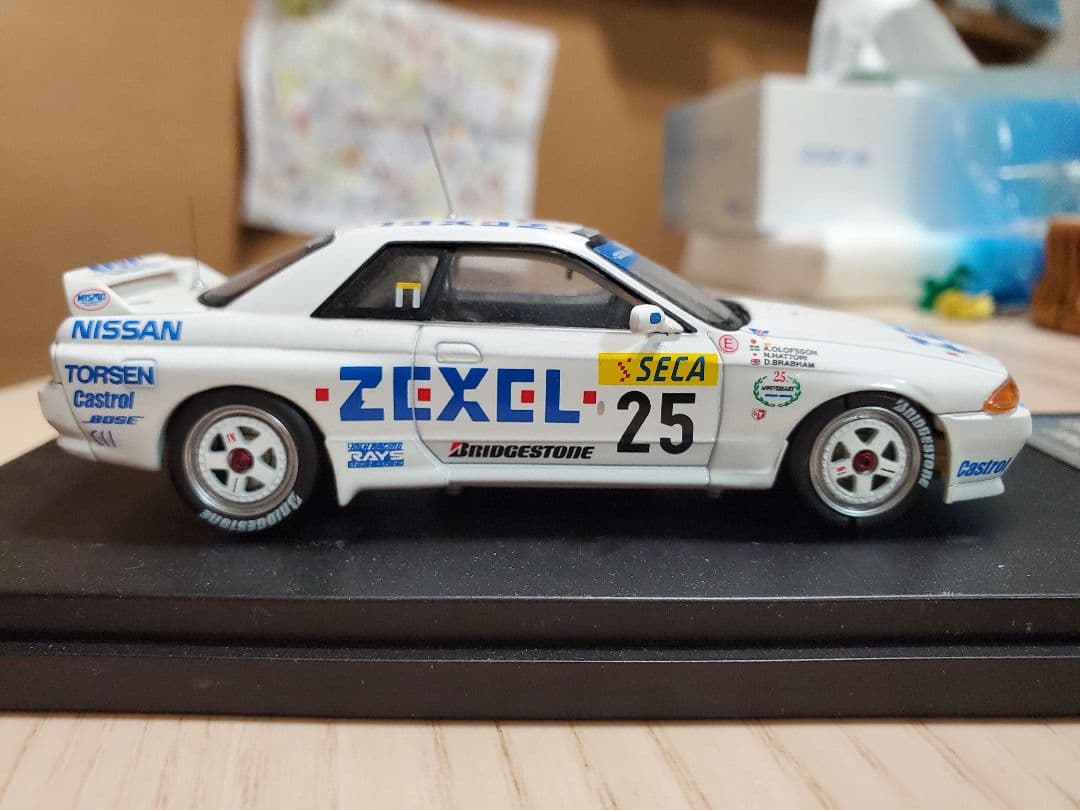 ミニカー ZEXEL SKYLINE 1991 SPA 24h (#25) hpi
