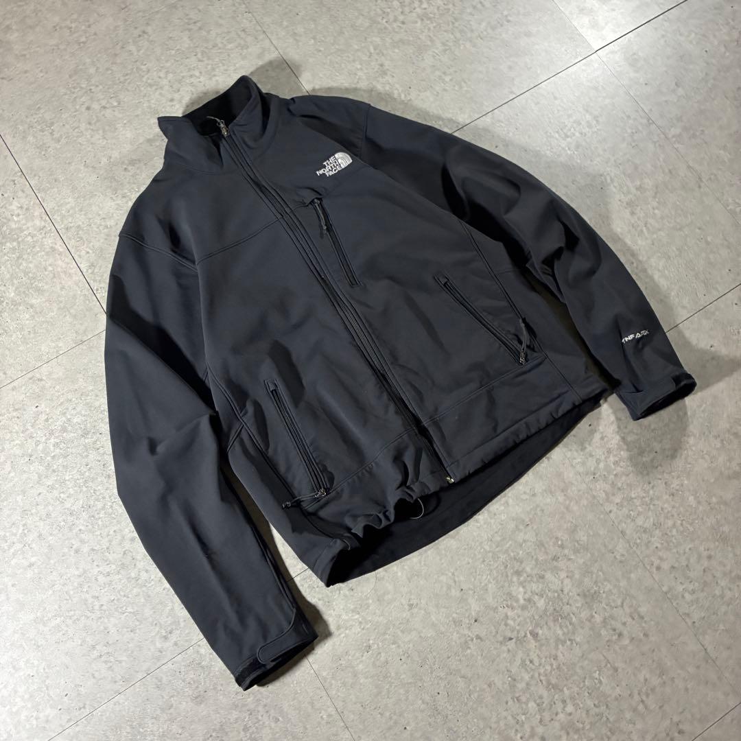 THE NORTH FACE TNF APEXソフトシェルジャケット刺繍ロゴ