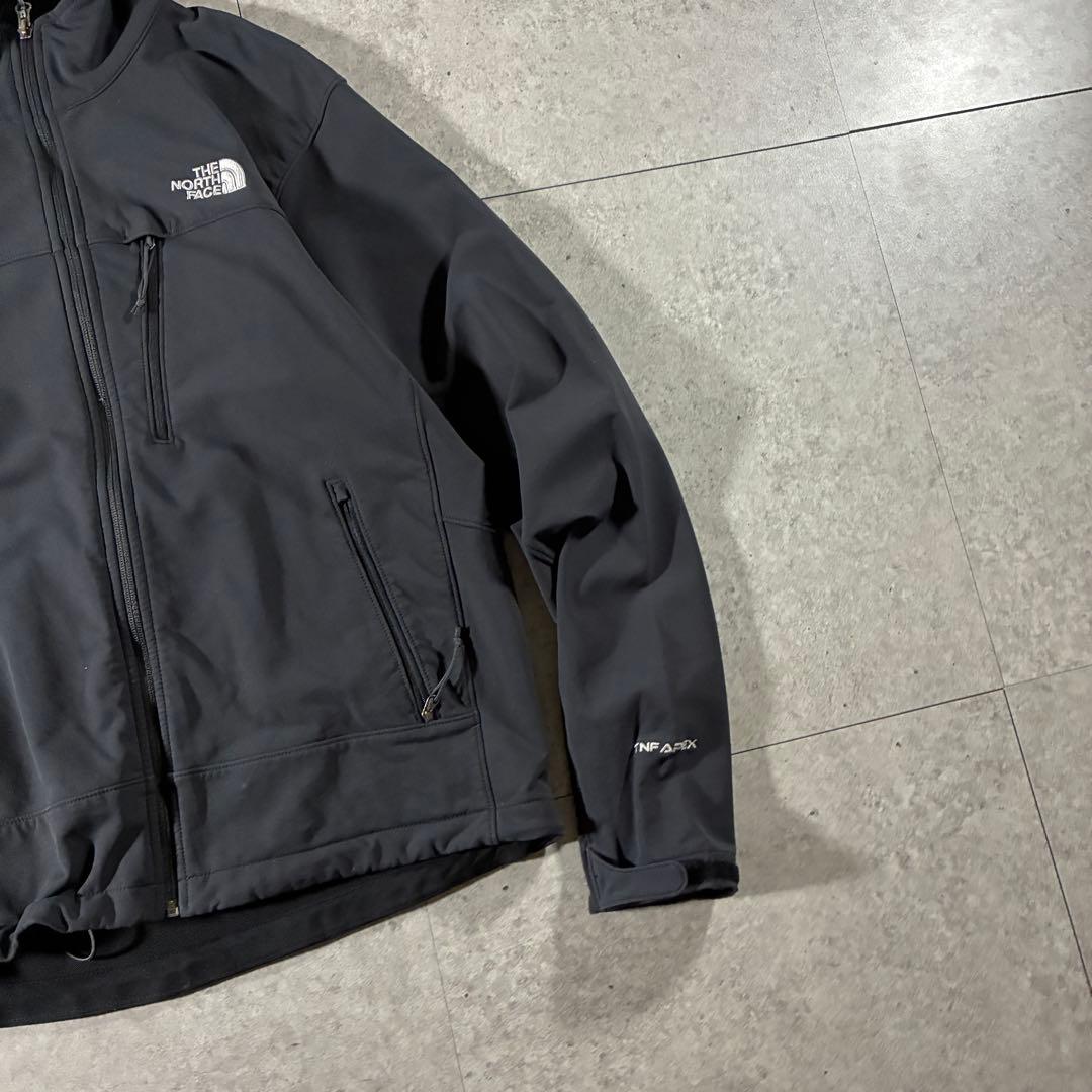 THE NORTH FACE TNF APEXソフトシェルジャケット刺繍ロゴ