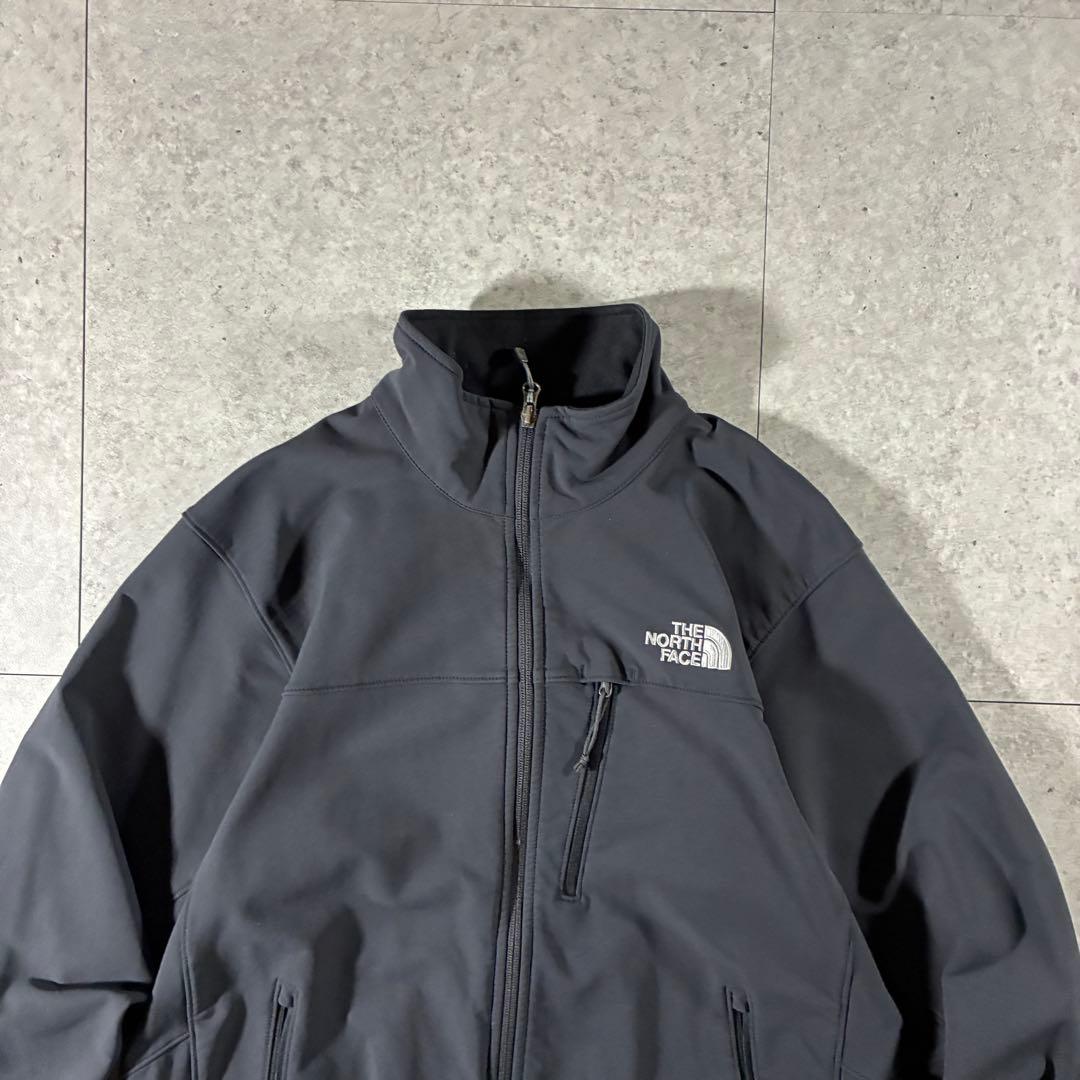THE NORTH FACE TNF APEXソフトシェルジャケット刺繍ロゴ