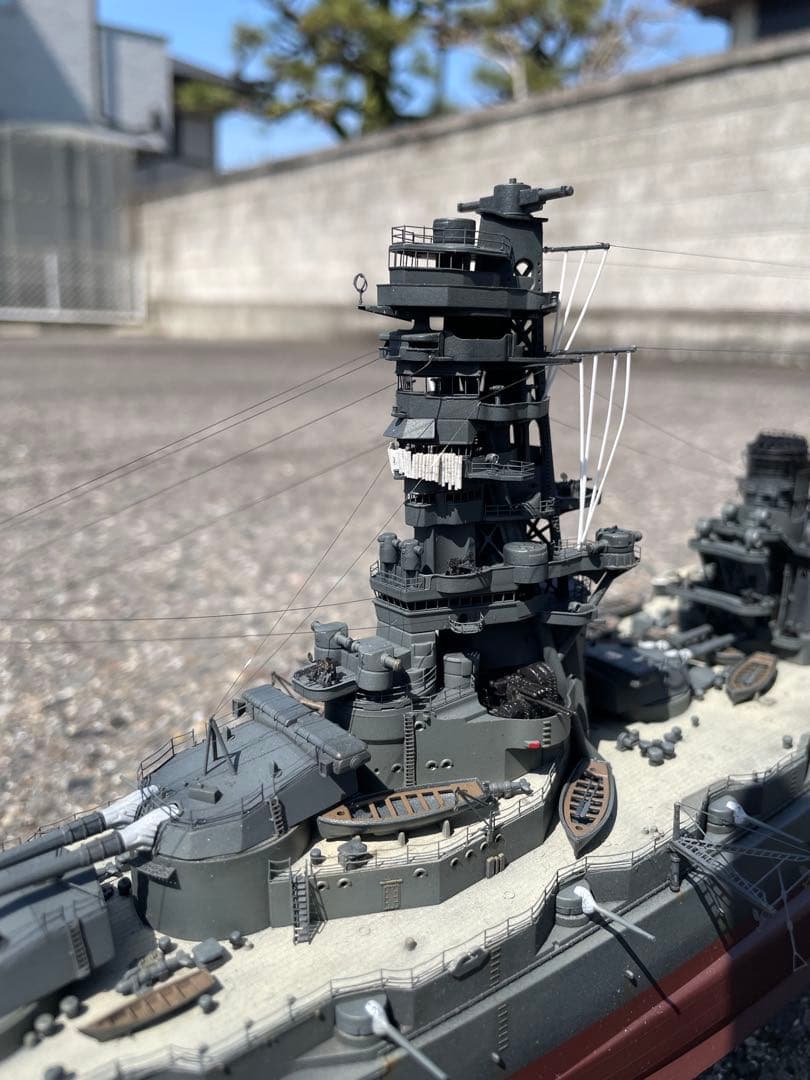 【完成塗装品】1/350フジミ戦艦 山城