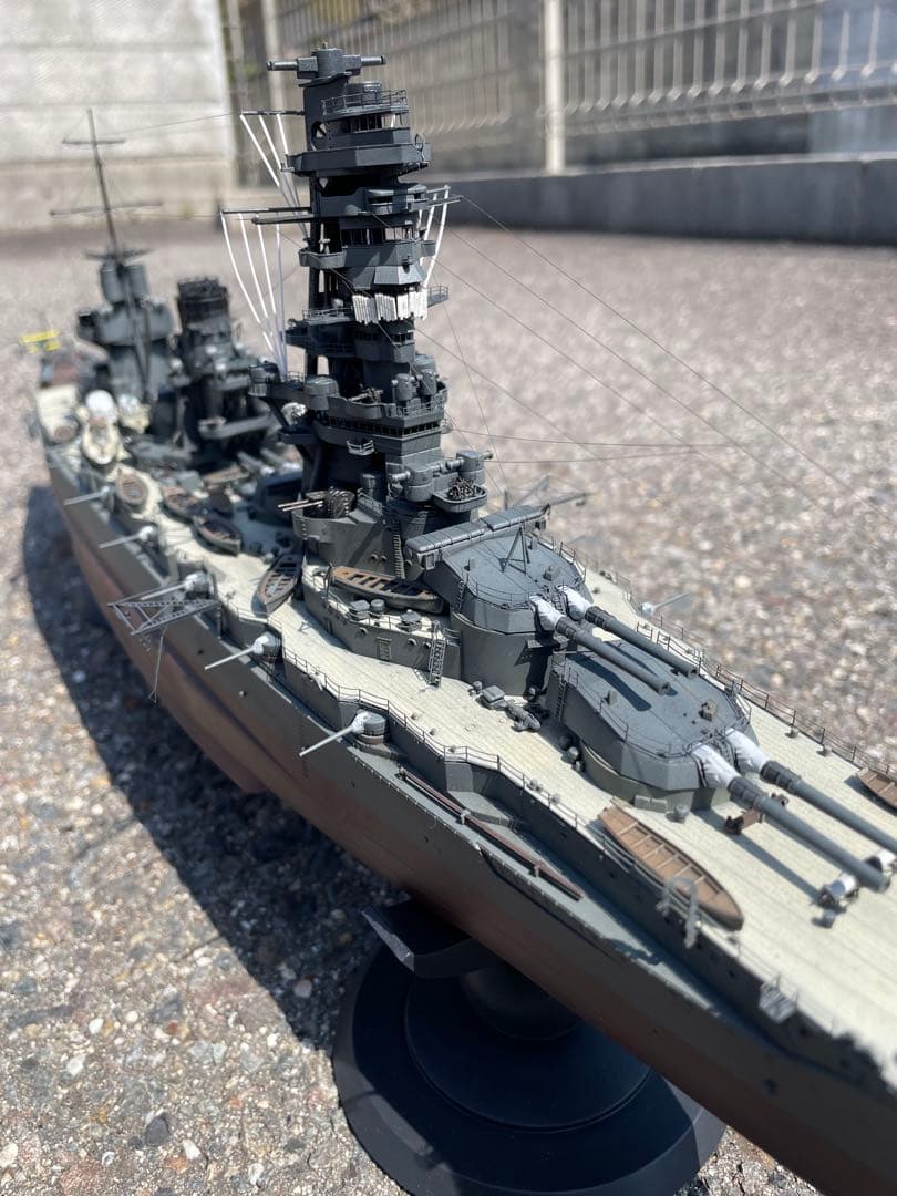 【完成塗装品】1/350フジミ戦艦 山城