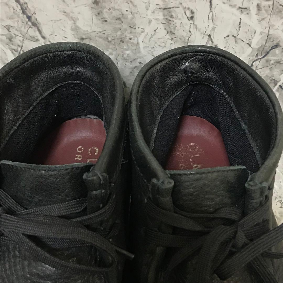 CLARKS Wallabee GTX GORE-TEX レザー ブラック 26