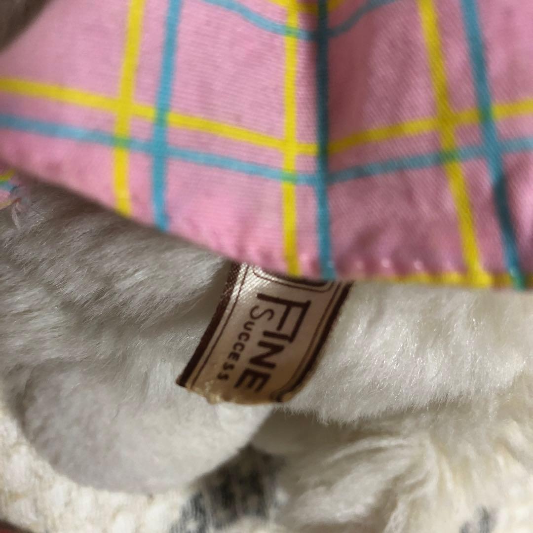 当時の物　昭和レトロ　ヴィンテージ 吉徳　クリーミー　猫　ぬいぐるみ　中古　②