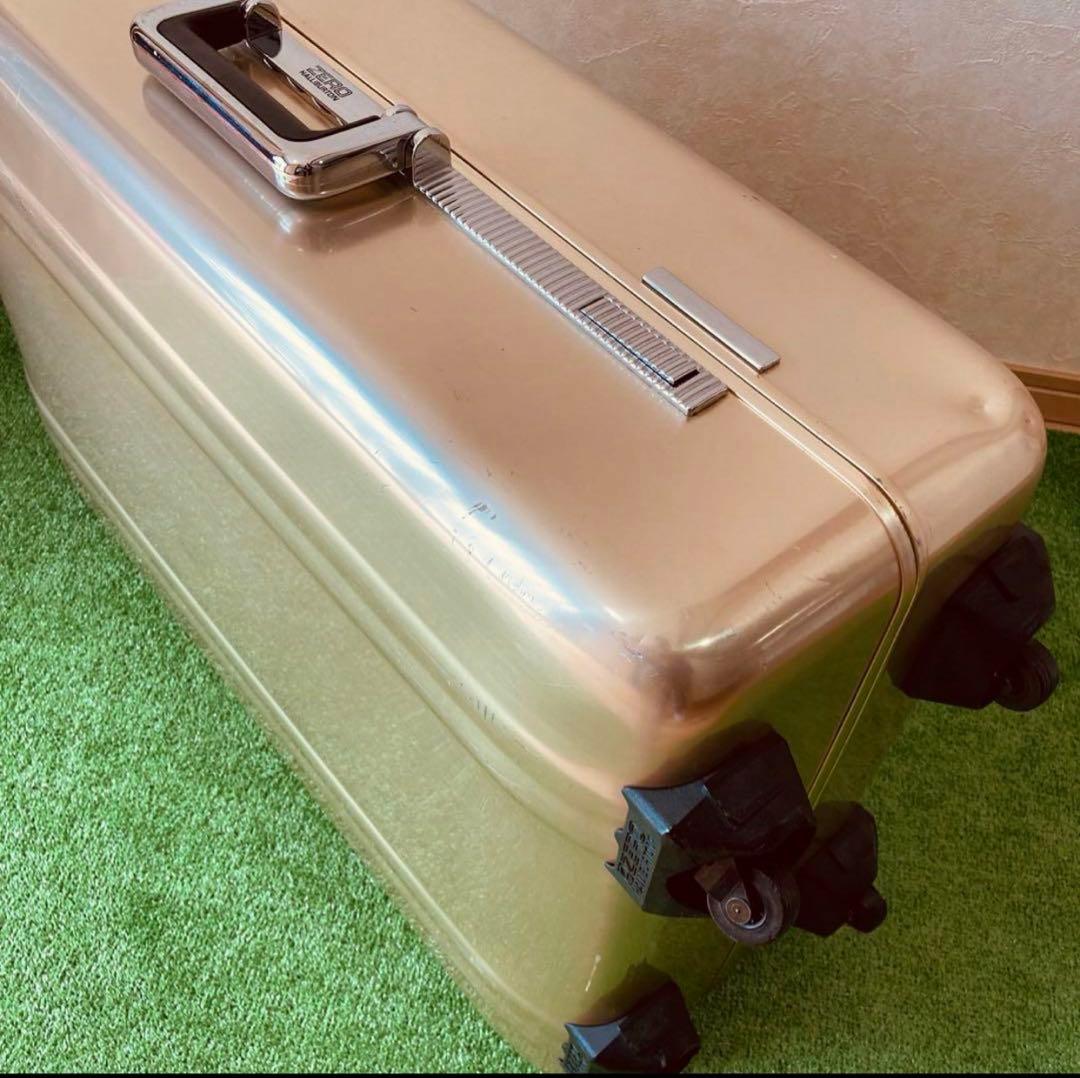 希少 ゼロハリバートン ヴィンテージ アルミ シャンパンゴールド