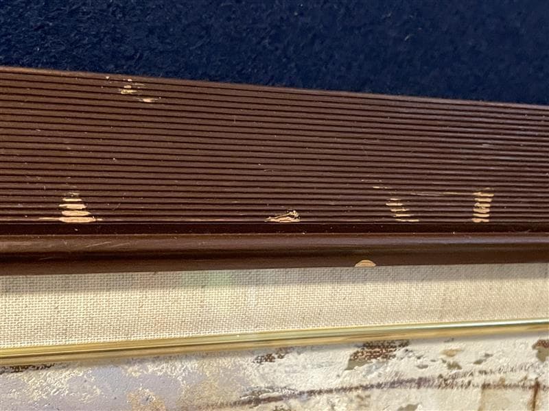 「真作」作者不明　風景画　油彩画　額装　サイン有り　P10号