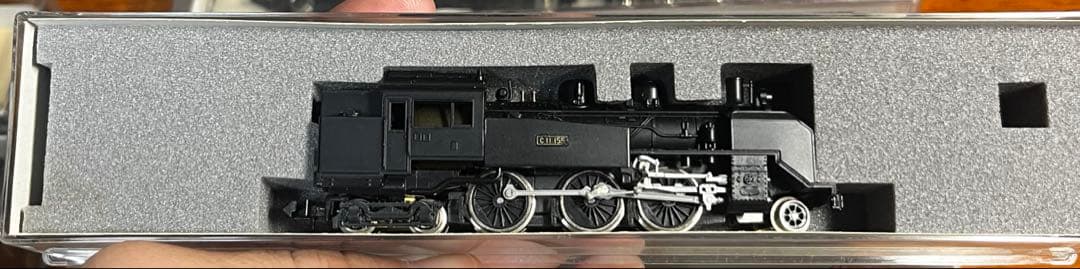 Nゲージ蒸気機関車 6両セット 黒