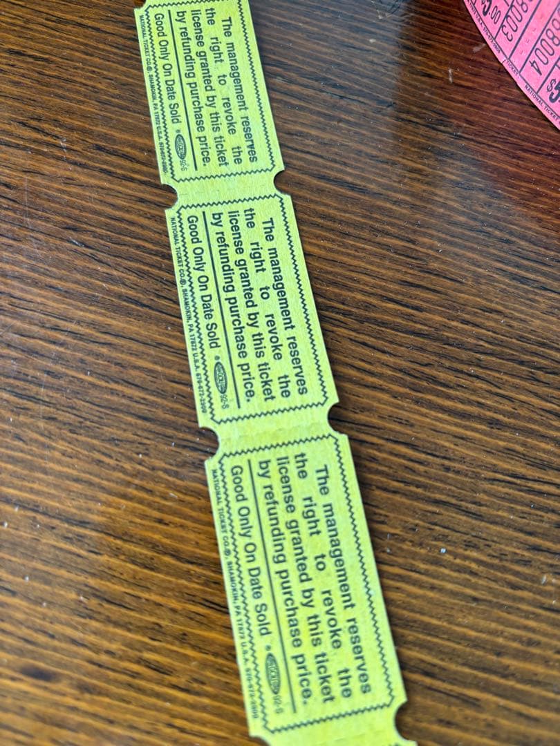 海外紙物 ヴィンテージ カラフル プライスチケット 4種 400枚 大量