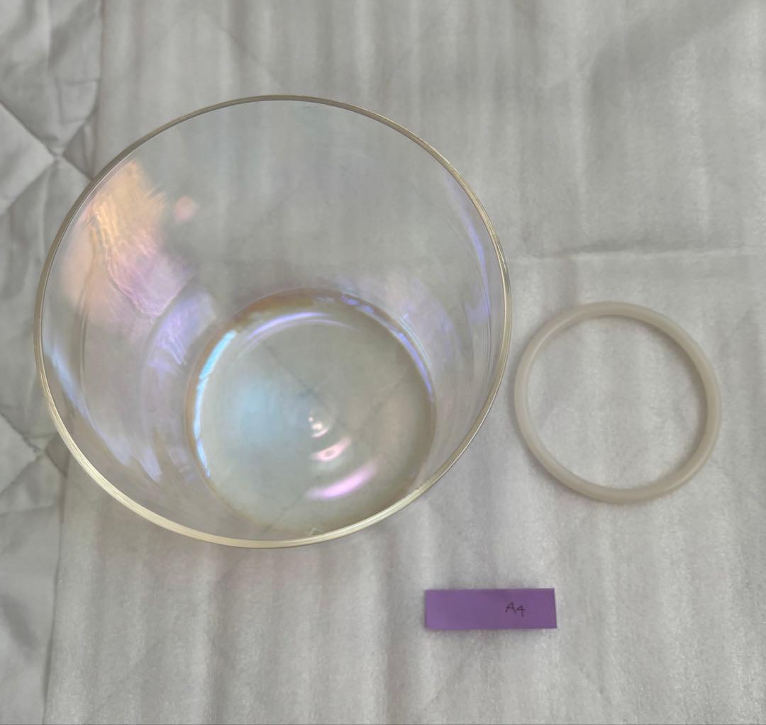 クリスタルボウル5個と収納バッグセット