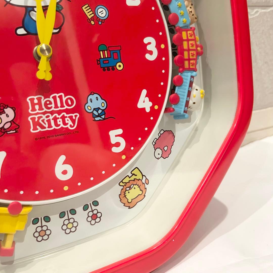 【ジャンク扱い】からくり時計 キティちゃん ハローキティ 掛け時計