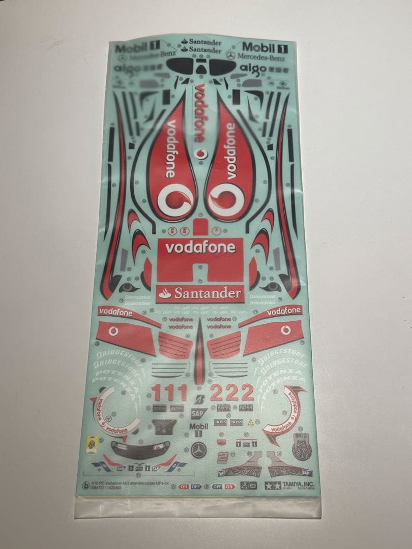 【絶版】タミヤ マクラーレン メルセデス　MP4-24スペア ボディ キット