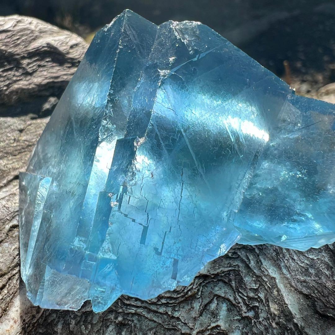 Herb様3点ご専用ページ 鉱物標本 希少 ブルーフローライト 原石 中国