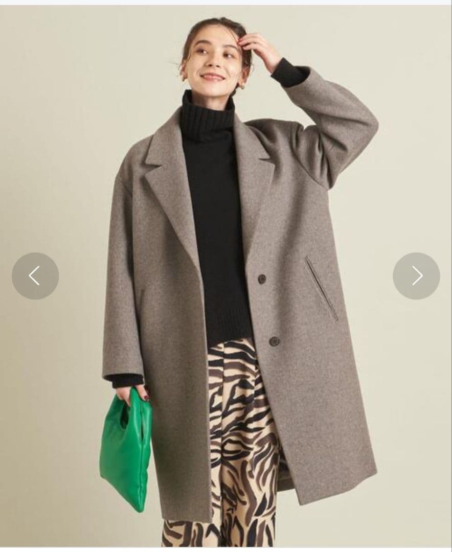 BY HAMILTON WOOL MIX ドロップショルダーテーラーコート - メルカリ