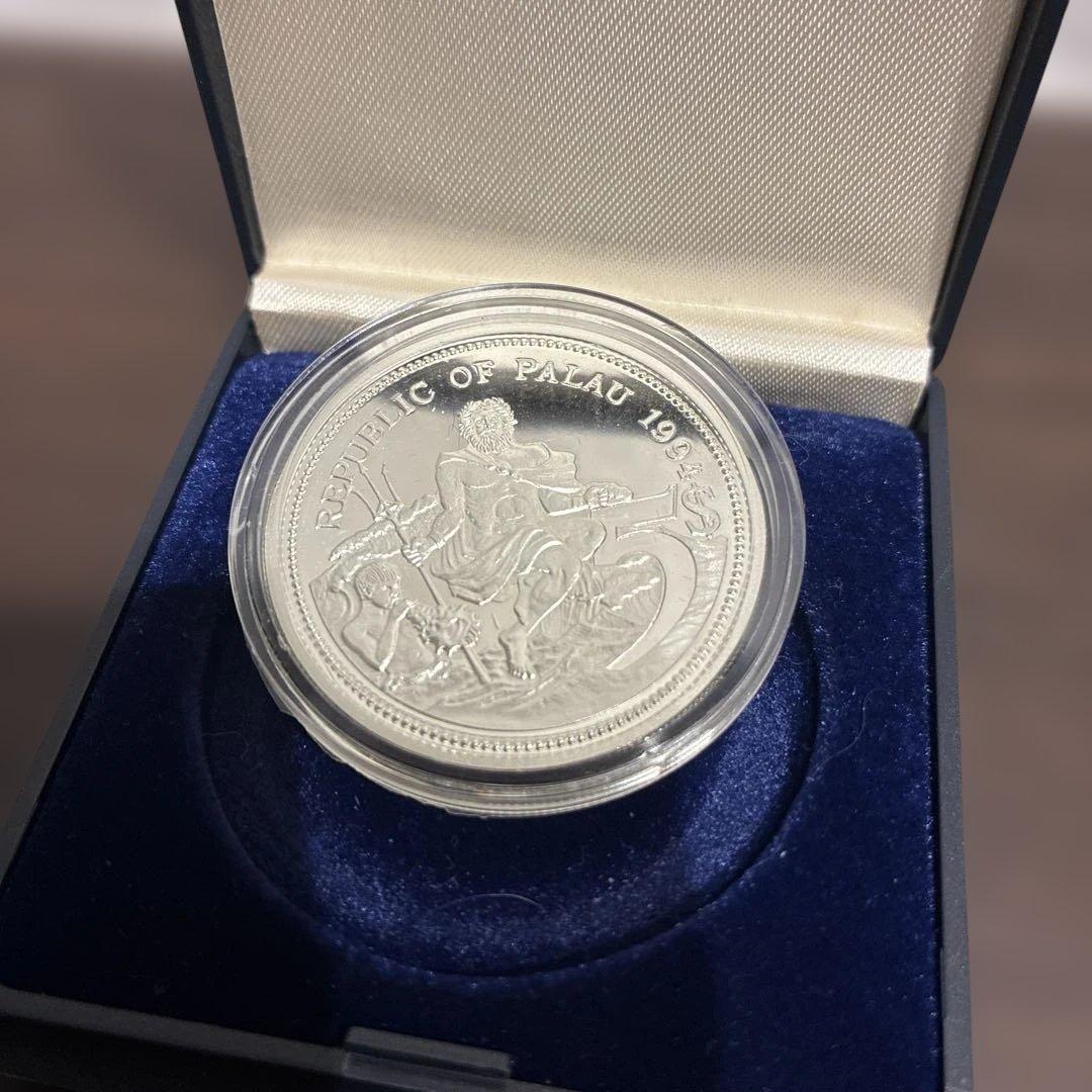 パラオ 1994年 記念硬貨 海洋生物 5$