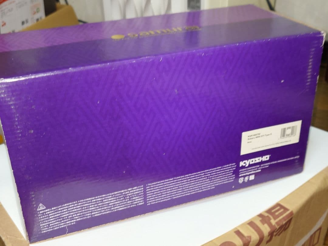 京商 サムライ 1/18 WRX STI ホワイト ミニカー 1/18