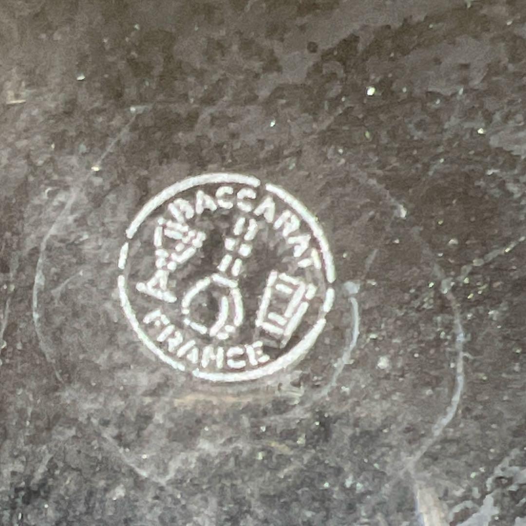 春海バカラ 金彩切子鉢 口径約21.5㎝ 東Y7-1217☆1F