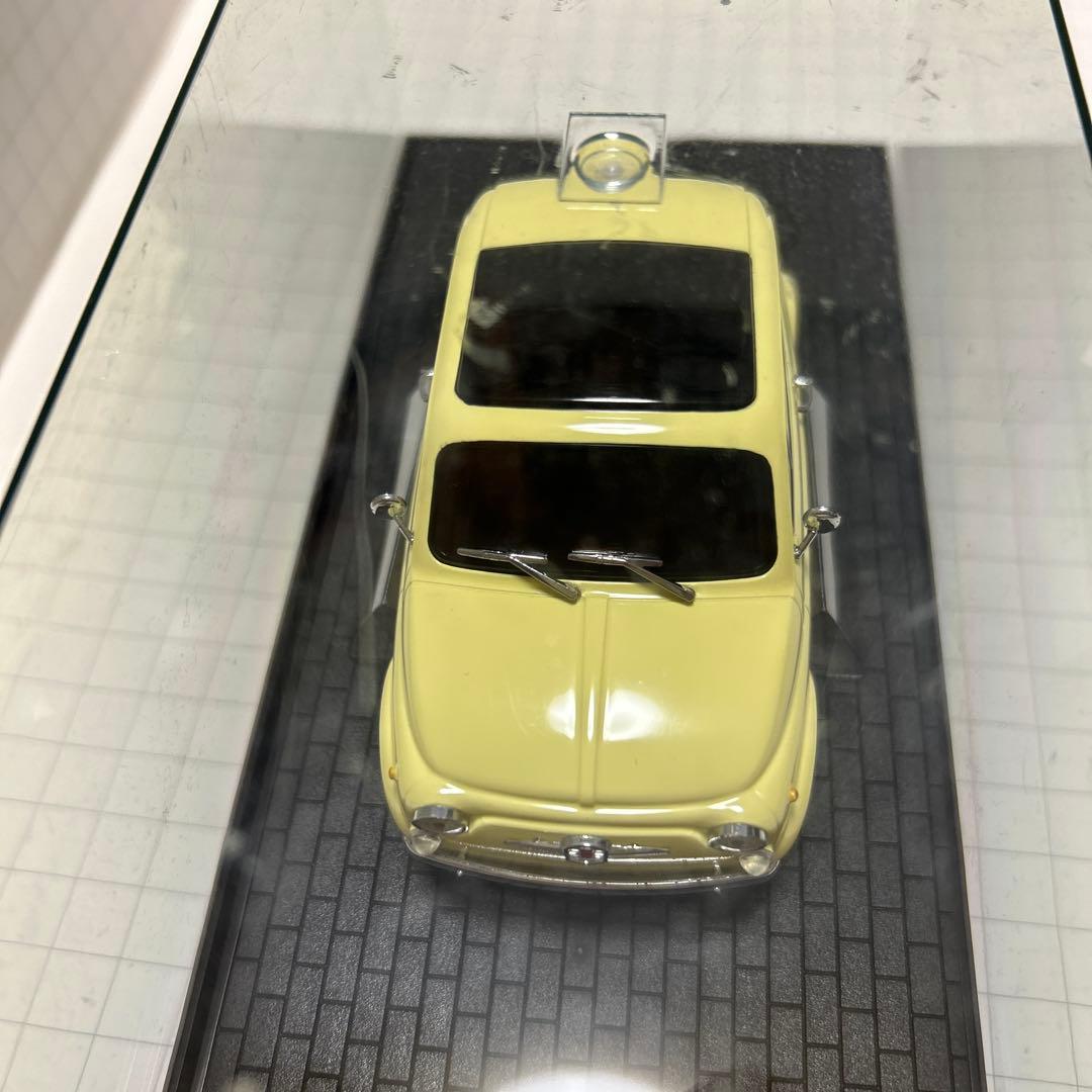 京商ミニッツ　フィアット500イエロー ルパン三世カリオストロの様な。
