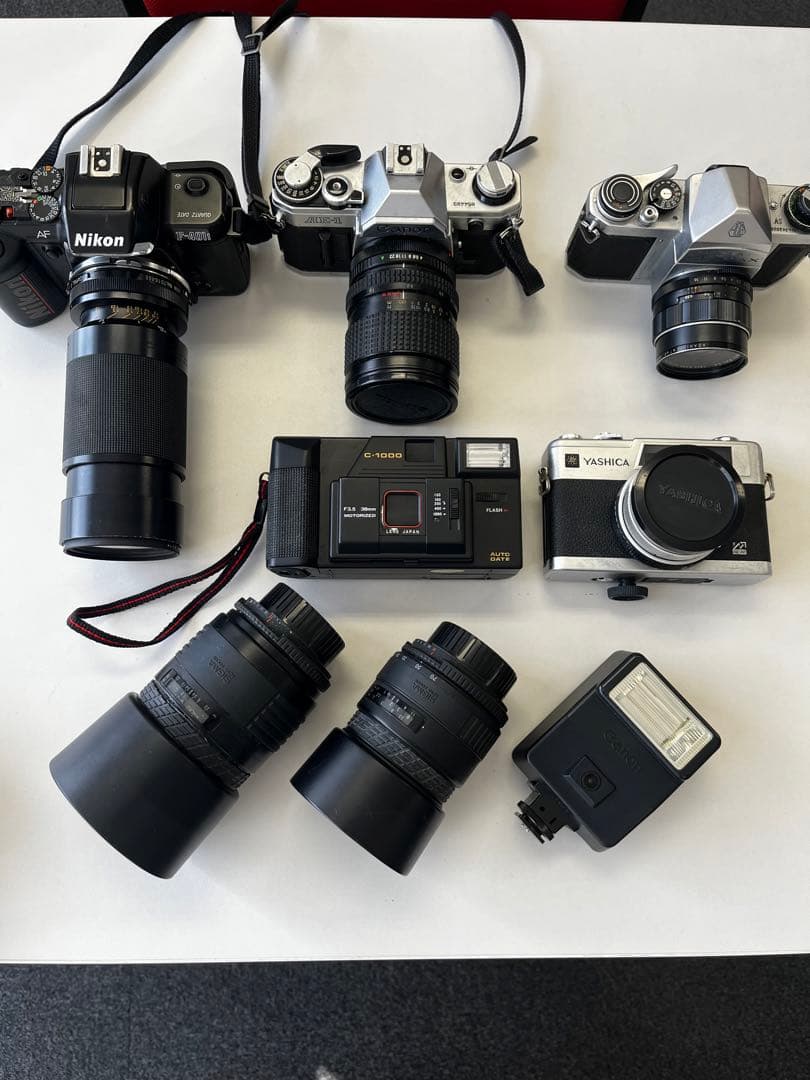 ジャンク 一眼レフカメラ フィルムカメラセット