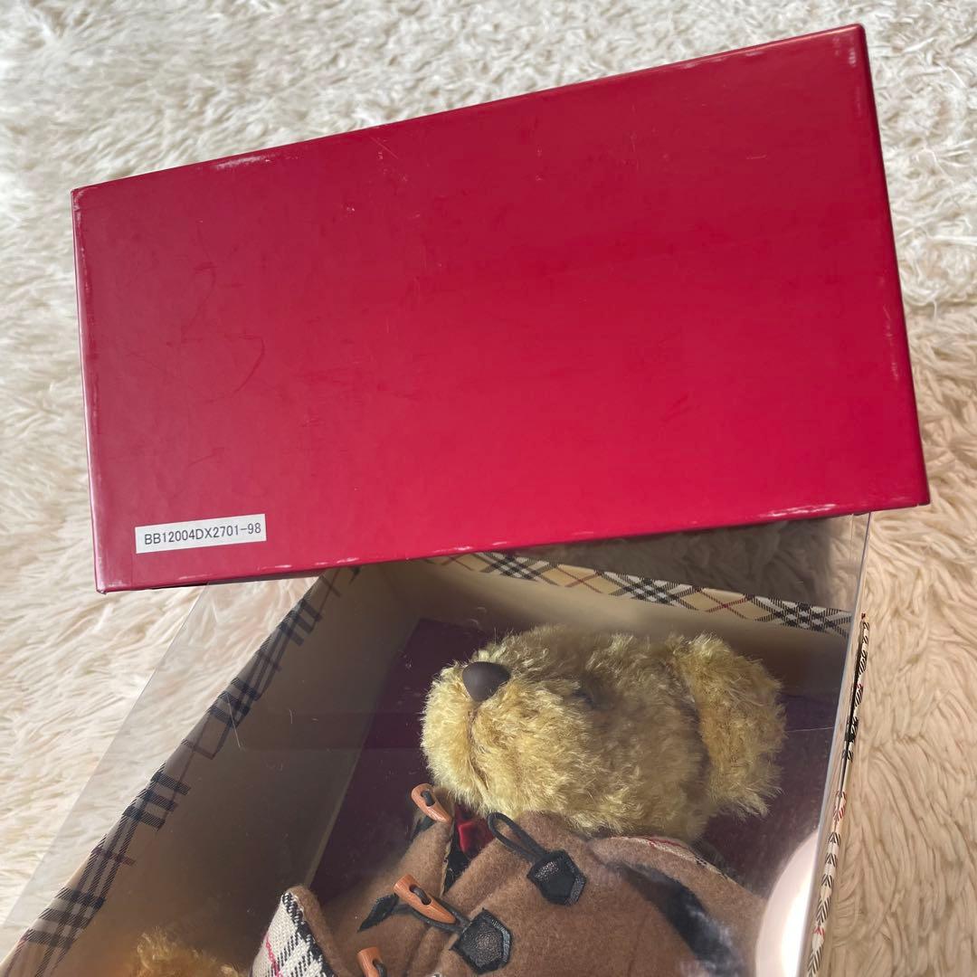BURBERRY バーバリー　テディベアダッフルコート スカーフ　箱あり