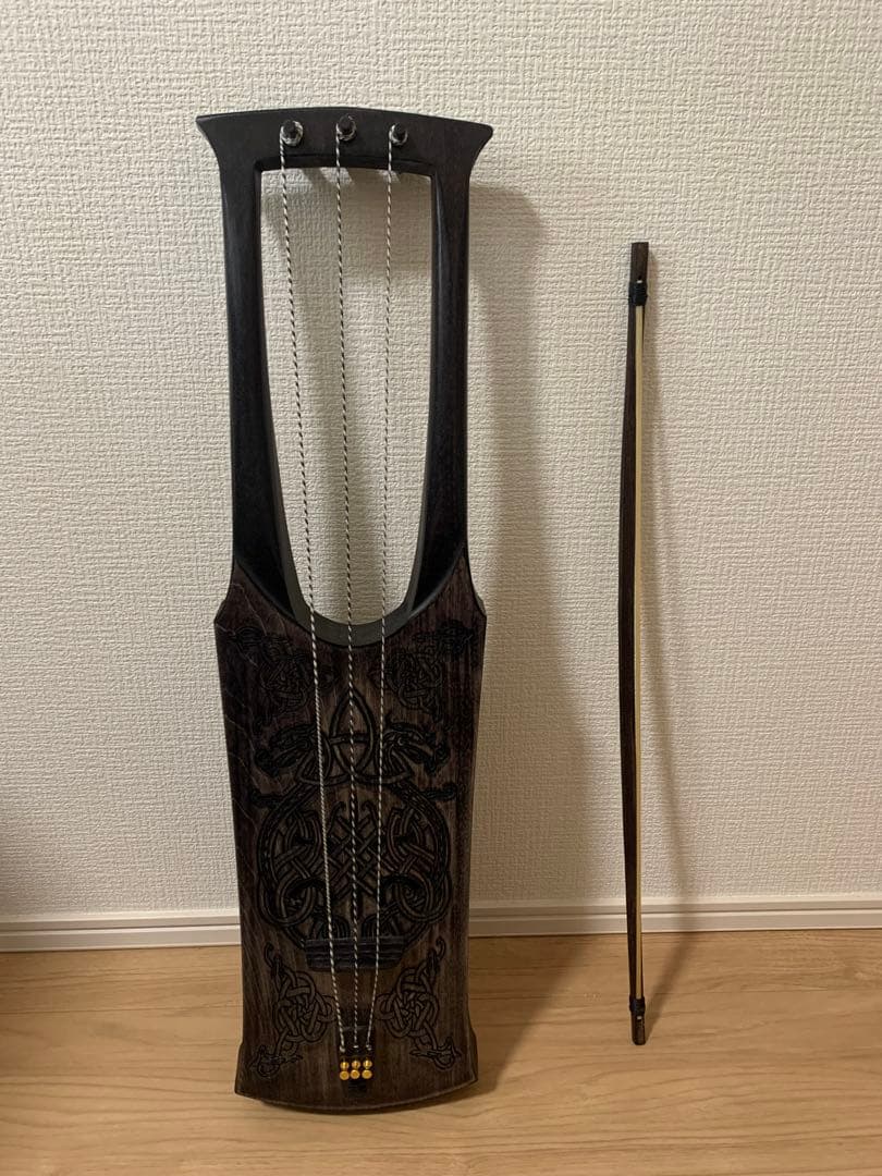 Tagelharpa タールハルパ Talharpa 北欧　民族楽器 職人手作り Tagelharpa タールハルパ Talharpa 北欧 民族楽器 職人手作り