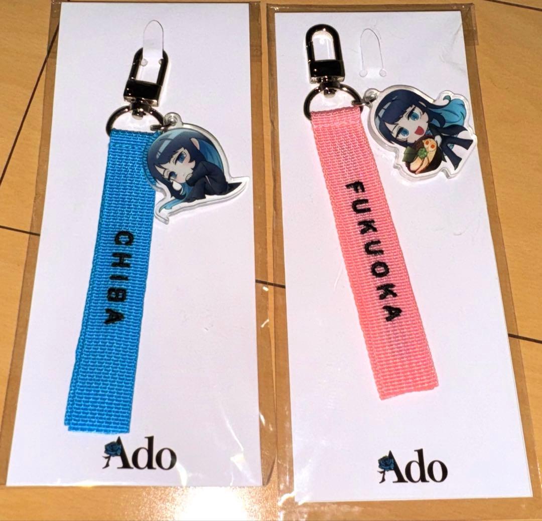 Ado ご当地ストラップ アド キーホルダー モナリザの横顔 モナ横 千葉 福岡