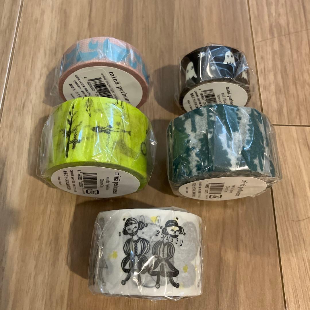 ミナペルホネン つぐ展 マスキングテープ 5種類 - メルカリ