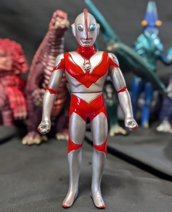 ウルトラマンパワード＆登場怪獣・宇宙人（バンダイ）ソフビフィギュア７体セット