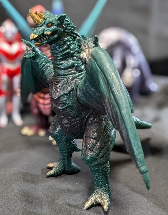 ウルトラマンパワード＆登場怪獣・宇宙人（バンダイ）ソフビフィギュア７体セット