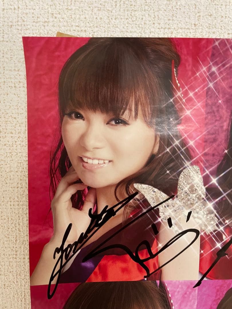 【値下げ可】シャイニングバタフライ サイン入りポスター