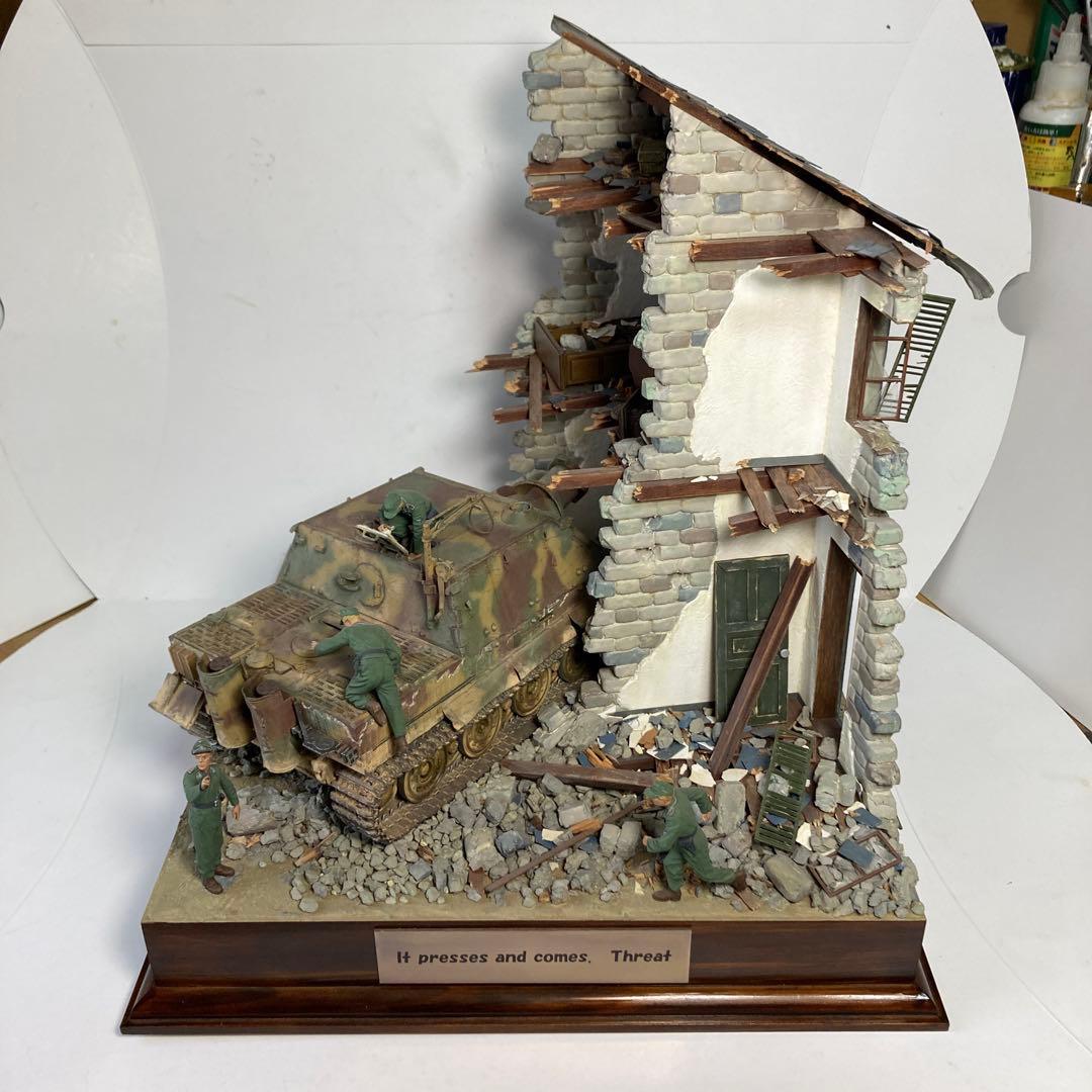 戦場ディオラマ模型完成品1/35 戦場ディオラマ模型完成品1/35 戦場ディオラマ模型完成品1/35 戦場
